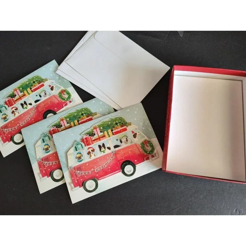 100 pcs Christmas holidays cards and envelopes postcards